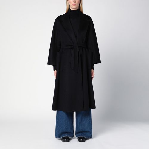 Cappotto lungo nero in cashmere - Max Mara - Modalova