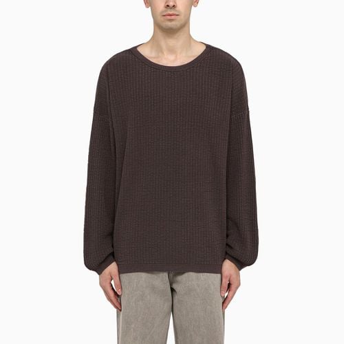 Silk blend popover crew-neck jumper - Our Legacy - Modalova