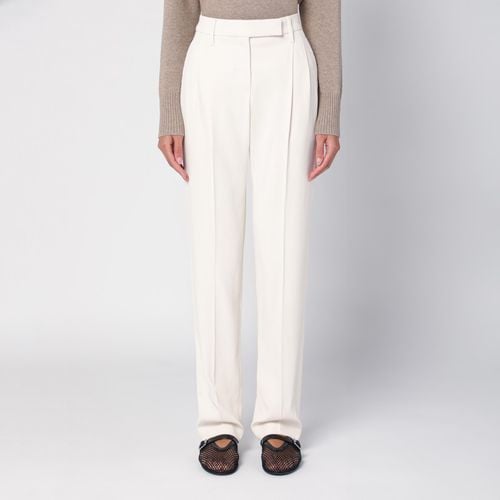 Ivory viscose trousers - Brunello Cucinelli - Modalova