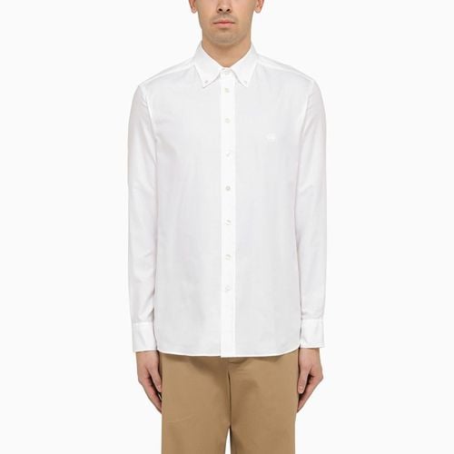 White cotton button-down shirt - ETRO - Modalova