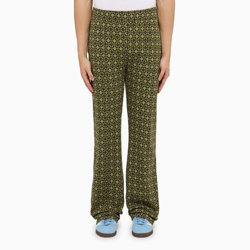 Pantalone sportivo Power verde oliva/marrone in cotone - WALES BONNER - Modalova