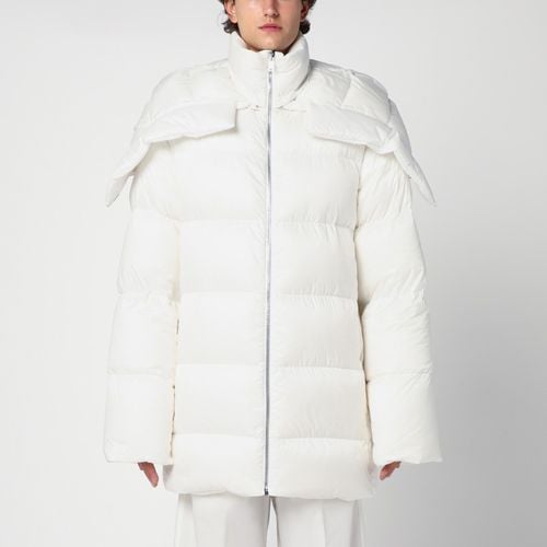 Daunenjacke mit abnehmbarem Umschlagtuch - Moncler + Rick Owens - Modalova