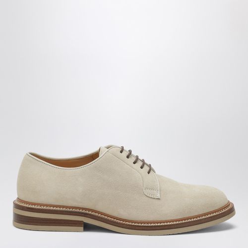 Panama suede derby shoes - Brunello Cucinelli - Modalova