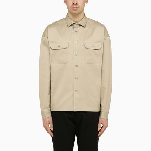 Rope-coloured shirt with pockets - Prada - Modalova