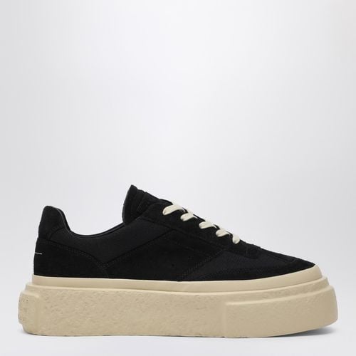 Black leather Gambetta sneakers - MM6 Maison Margiela - Modalova