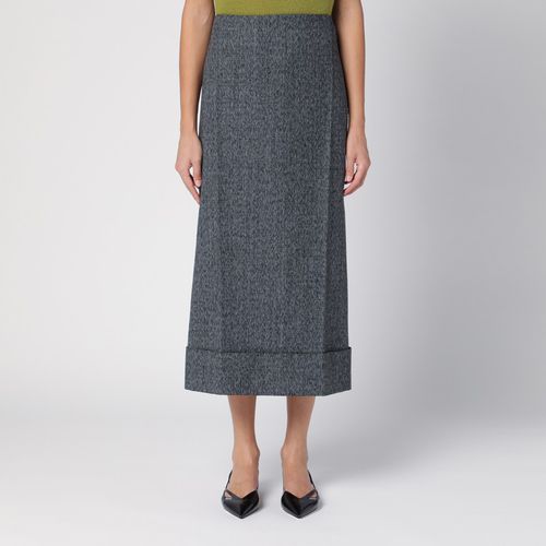 Midi skirt in mouliné - Prada - Modalova