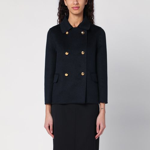 Angora cashmere double-breasted jacket - Prada - Modalova