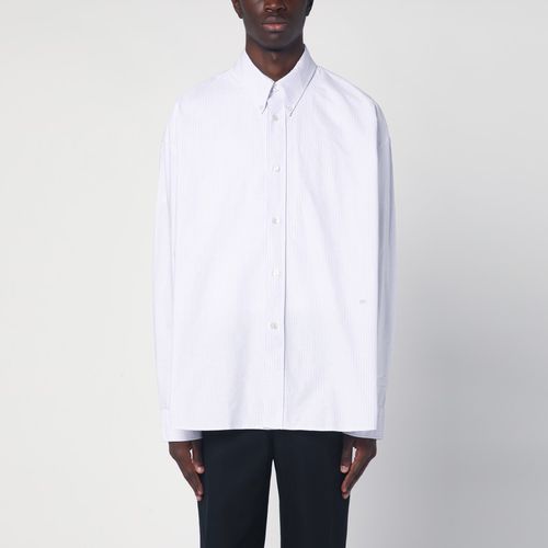 Camicia button-down bianca/lilla in cotone - Studio Nicholson - Modalova