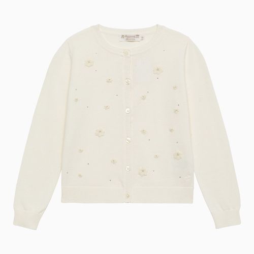 Cotton cardigan with embroidery - Bonpoint - Modalova