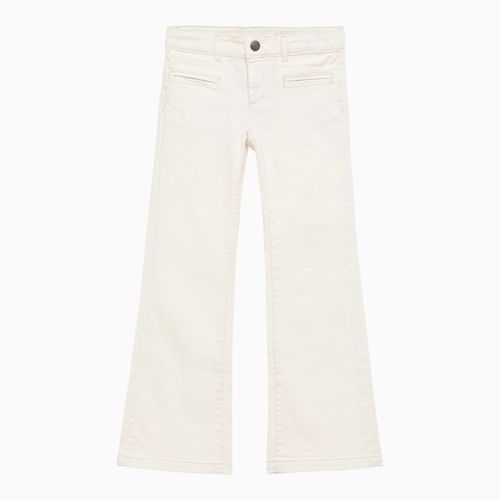 White flared cotton trousers - Bonpoint - Modalova