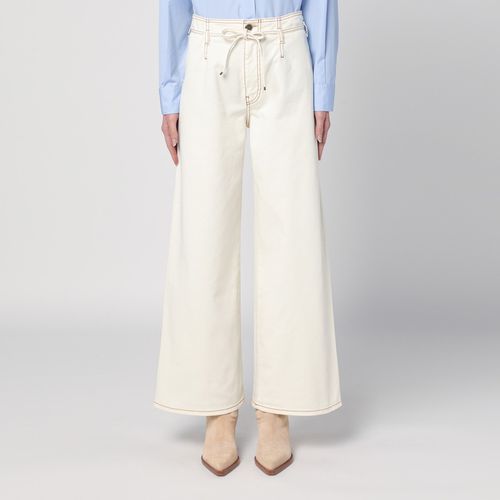 Culotte-Jeans in Panna mit Bund - ETRO - Modalova