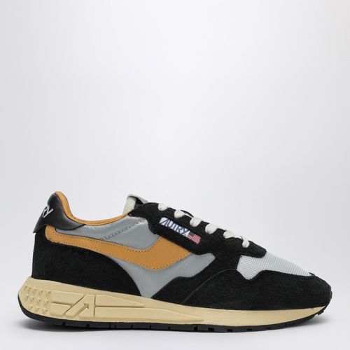 Sneaker Reelwind in nylon e suede nera/grigia - AUTRY - Modalova