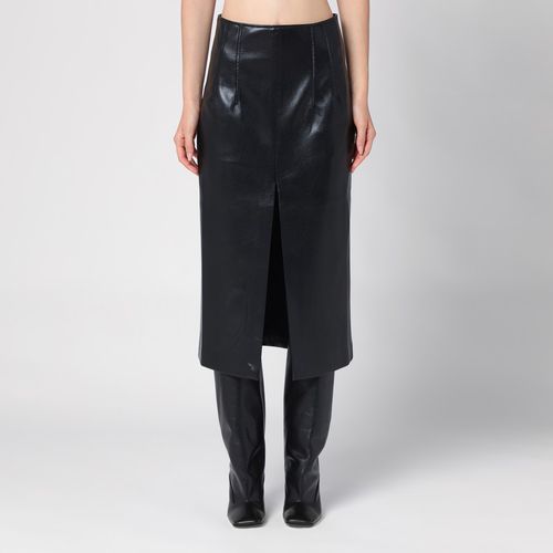 Stephanie leatherette midi skirt - THE ANDAMANE - Modalova