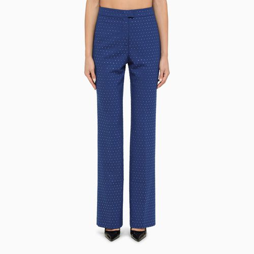 Electric blue regular trousers - THE ANDAMANE - Modalova