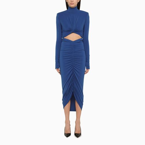 Kim electric blue midi dress - THE ANDAMANE - Modalova