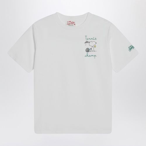 T-Shirt mit Snoopy-Tennis-Print - MC2 Saint Barth - Modalova