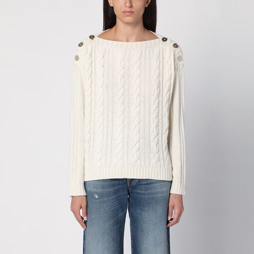 Maglia Micol avorio in misto cashmere - Semicouture - Modalova