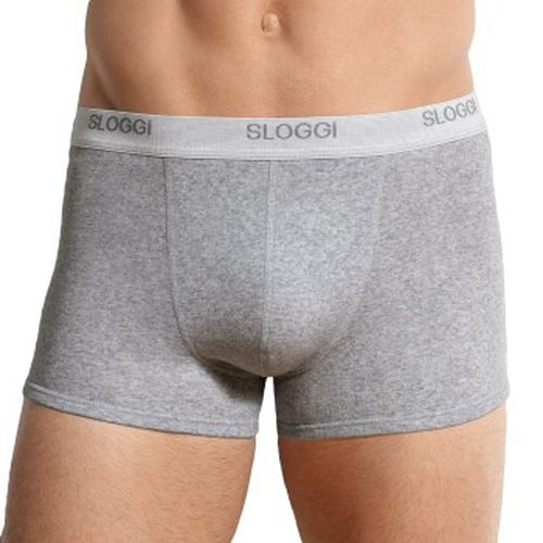 For Men Basic Shorts Grau Baumwolle Small Herren - Sloggi - Modalova