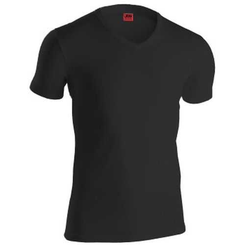 Basic 13720 T-shirt V-neck Schwarz Baumwolle Small Herren - JBS - Modalova