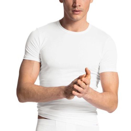Evolution T-Shirt 14661 Weiß 001 Baumwolle Small Herren - Calida - Modalova