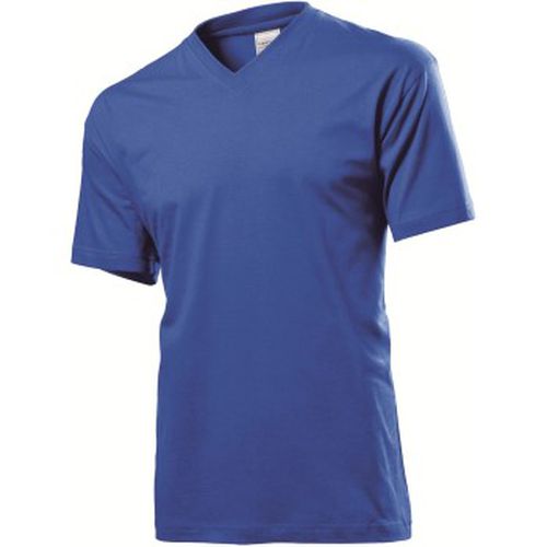 Classic V-Neck Men T-shirt Royalblau Baumwolle Small Herren - Stedman - Modalova