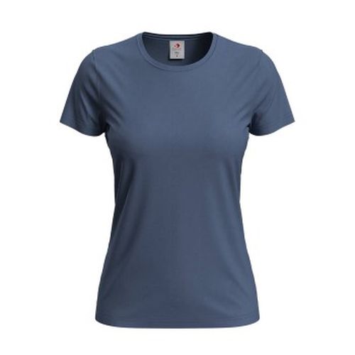 P Classic Women T-shirt Denimblau Baumwolle Small Damen - Stedman - Modalova