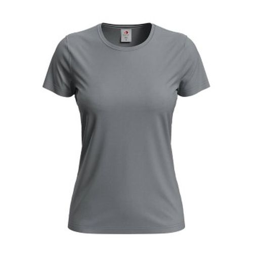P Classic Women T-shirt Grau Baumwolle Small Damen - Stedman - Modalova