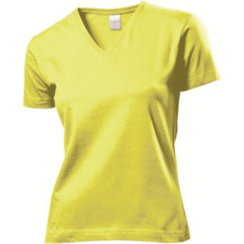 Classic V-Neck Women T-shirt Gelb Baumwolle Medium Damen - Stedman - Modalova