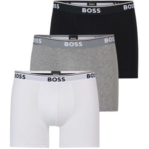 P Cotton Stretch Boxer Brief Long Baumwolle Medium Herren - BOSS - Modalova