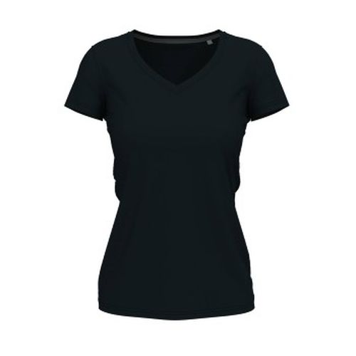 Claire V-neck Dunkelblau ringgesponnene Baumwolle Small Damen - Stedman - Modalova