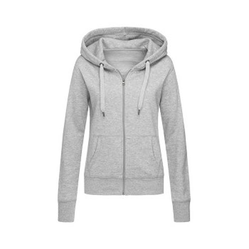 Active Hooded Sweatjacket For Women Graumelliert Small Damen - Stedman - Modalova