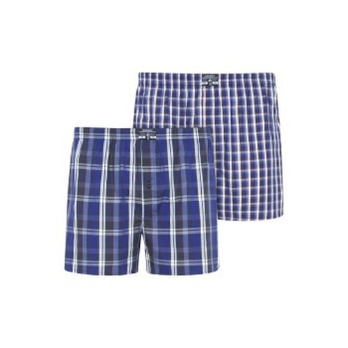 P Woven Boxer Shorts Marine kariert Baumwolle X-Large Herren - Jockey - Modalova