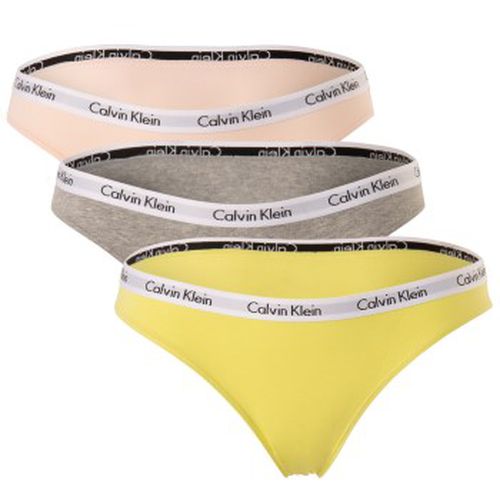 P Carousel Bikinis Rosa/Gelb Baumwolle Small Damen - Calvin Klein - Modalova