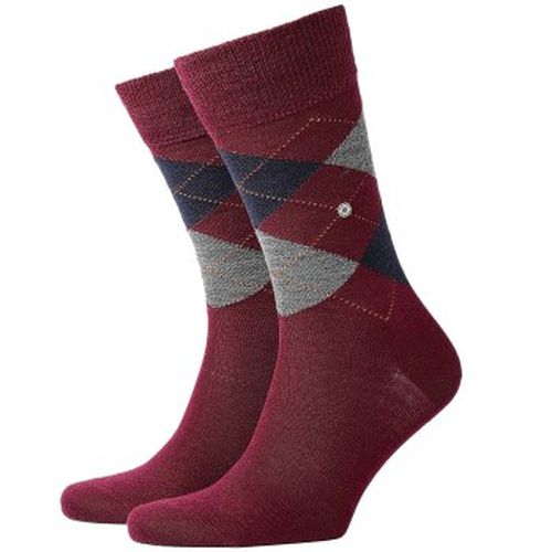 Edinburgh Wool Sock Dunkelrot Gr 40/46 Herren - Burlington - Modalova
