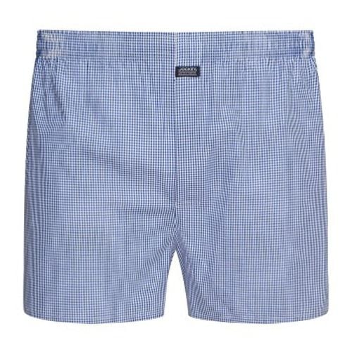 Woven Poplin Boxer Shorts Marine/Kariert Baumwolle 3XL Herren - Jockey - Modalova