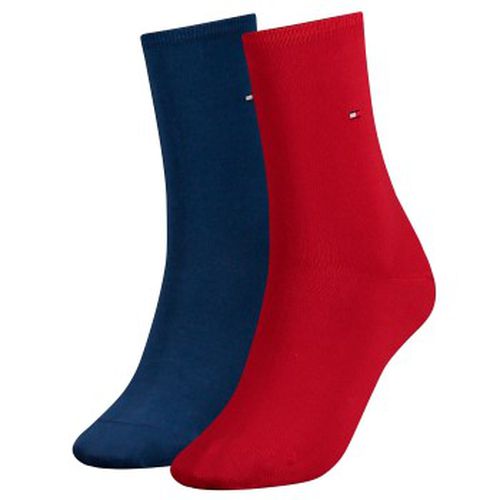 Tommy Hilfiger 2P Women Classic Casual Socks Blau/Rot Gr 39/42 Damen - Tommy Hilfiger Legwear - Modalova