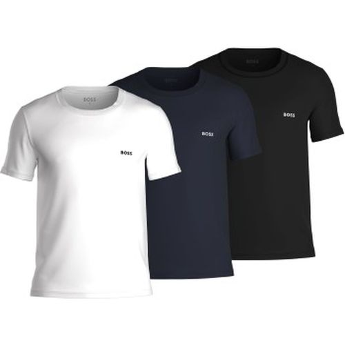 P Classic Crew Neck T-shirt Schwarz/Marine/Weiß Baumwolle Medium Herren - BOSS - Modalova