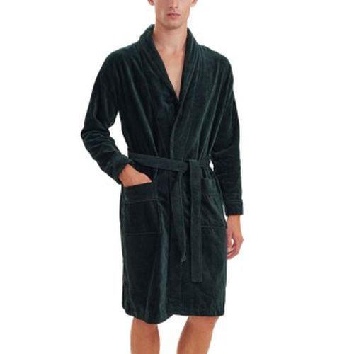 Bath Robe Dunkelgrün Baumwolle Medium Herren - JBS - Modalova