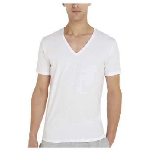 P Modern Cotton Stretch V-neck Weiß Baumwolle Small Herren - Calvin Klein - Modalova