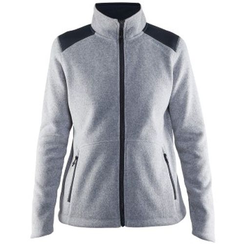 Noble Zip Jacket Heavy Knit Fleece Women Grau Polyester Small Damen - Craft - Modalova