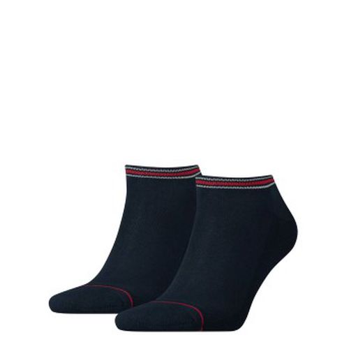 Tommy Hilfiger 2P Men Iconic Sports Sneaker Sock Blau Baumwolle Gr 39/42 Herren - Tommy Hilfiger Legwear - Modalova