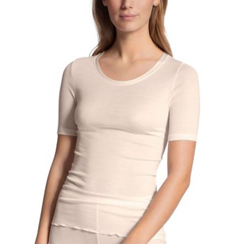 True Confidence Shirt Short Sleeve Elfenbein Medium Damen - Calida - Modalova