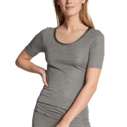 True Confidence Shirt Short Sleeve Grau Large Damen - Calida - Modalova