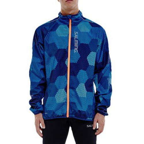 Salming Ultralite Jacket Men 2.0 Blau Muster Polyester Medium Herren - Salming Sports AB - Modalova