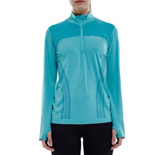 Salming Seamless Halfzip Women Türkis M/L Damen - Salming Sports AB - Modalova