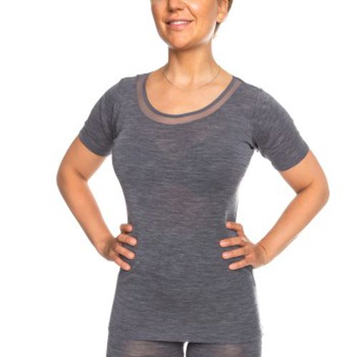 Juliana T-shirt Grau Merinowolle 46 Damen - Femilet - Modalova