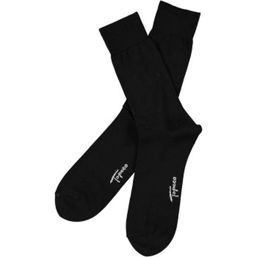 Men Socks Plain Dress Sock Schwarz Gr 41/45 Herren - Topeco - Modalova