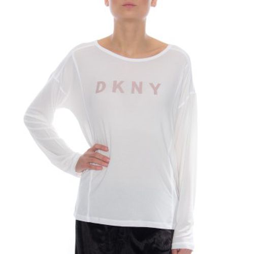 DKNY Elevated Leisure LS Top Weiß Modal Small Damen - DKNY Homewear - Modalova