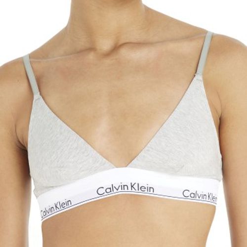 BH Modern Cotton Triangle Unlined Graumelliert Small Damen - Calvin Klein - Modalova