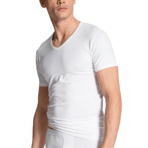 P Natural Benefit V-shirt Weiß Baumwolle Medium Herren - Calida - Modalova